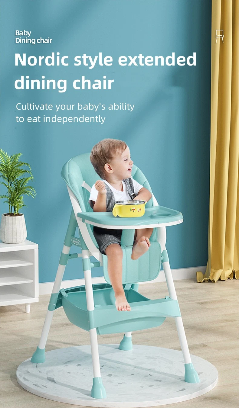 Chinese Wholesale Baby New Foldable High Chair Baby Dining Chair